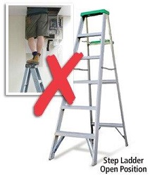 Step Ladder - Open Position